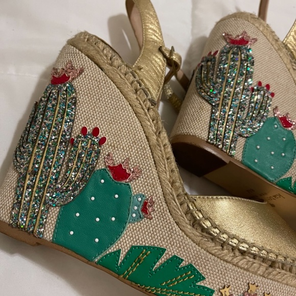 Limited Edition Kate Spade Dallas Cactus Wedge - Picture 4 of 5